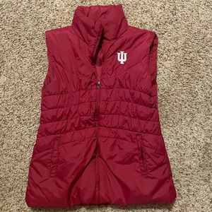 Indiana University Red Puffer Vest